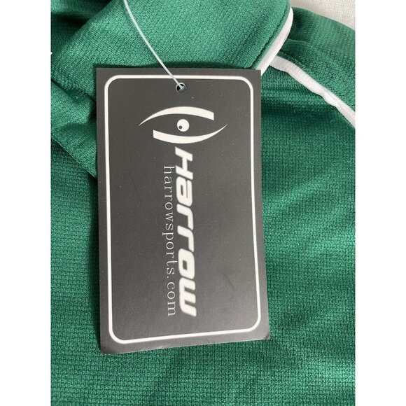 NWT 22 Available! Sz M Harrow Green Polo Shirt Sport Team Shirts Athleisure Mens - Picture 9 of 13